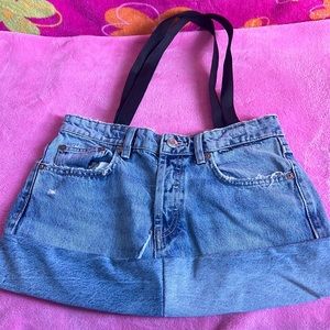 ZARA jean purse